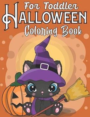 For Toddler Happy Halloween Coloring Book