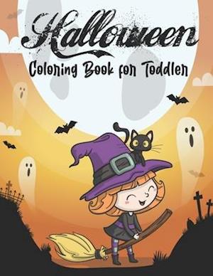 Happy Halloween Coloring Book For Toddler