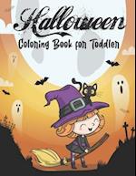 Happy Halloween Coloring Book For Toddler
