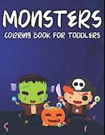Monsters Coloring Book For Toddler