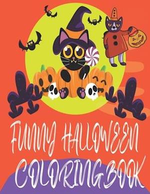 Funny Halloween Coloring Book