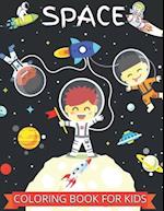 Space Coloring Book For Kids