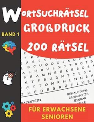 Wortsuchrätsel Großdruck