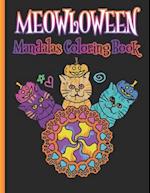 Meowloween Mandalas Coloring Book