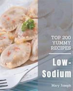Top 200 Yummy Low-Sodium Recipes