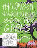 Halloween Pumpkin Coloring Book for Girls