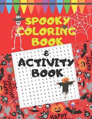 Spooky Coloring Book & Activity Book