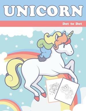 Unicorn Dot to Dot: 1-20 Dot to Dot Books for Children Age 3-5