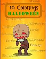 70 Colorings Halloween