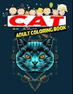 Cat Adult Coloring Book