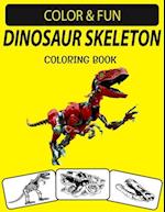 Dinosaur Skeleton Coloring Book