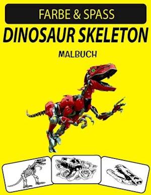Dinosaur Skeleton Malbuch