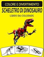 Scheletro Di Dinosauro Libro Da Colorare