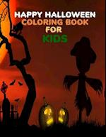 Happy Halloween Coloring Book for kids