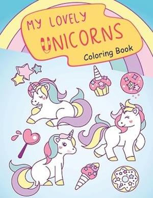 My Lovely Unicorns Coloring Book