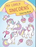 My Lovely Unicorns Coloring Book