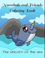 Narwhals and Friends Coloring Book