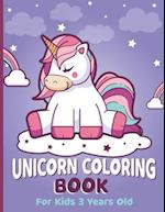 Unicorn Coloring Book for Kids 3 Years Old