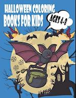 Halloween Coloring Books for Kids Ages 4-8