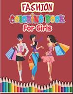 Fashion Coloring Book For Girls