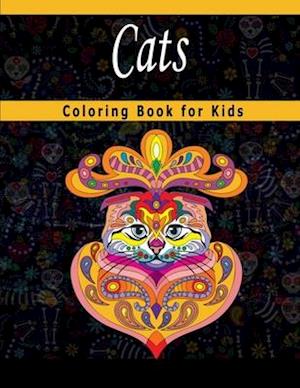 Cats Coloring Book for Kids: A Humorous Coloring Book of Cats for All Ages for Relaxation and Stress Relief