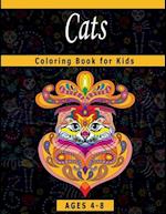 Cats Coloring Book for Kids: A coloring book for all ages featuring cosmic cats, kittens, kitties 