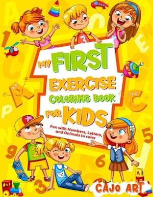 My First Exercise Coloring Book for Kids