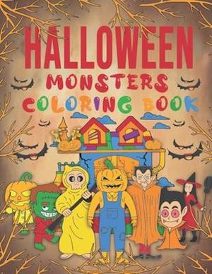 Halloween Monsters Coloring book