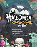 Halloween coloring book for kids