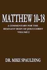 Matthew 10-18