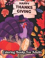 Happy Thanksgiving Coloring books for adults