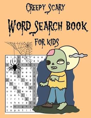 Creepy Scary Word Search book for kids