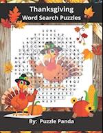Thanksgiving Word Search Puzzles