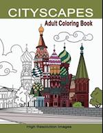Cityscapes Adult Coloring Book