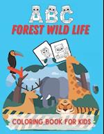 ABC Forest Wild Life Coloring Book For Kids