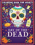 coloring book for adults Day of The Dead