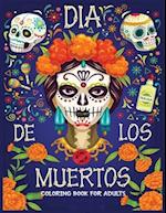 dia de los Muertos coloring book for adults