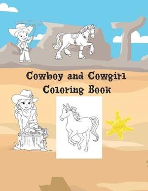 Cowboy And Cowgirl Coloring Book