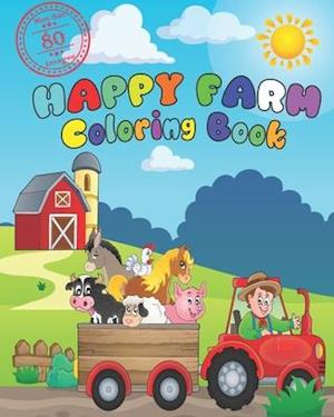 Happy Farm Coloring Book