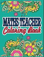Maths Teacher Coloring Book