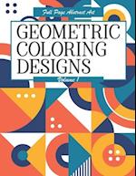 Geometric Coloring Designs Volume 1 Full Page Abstract Art