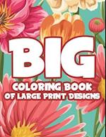 Big Coloring Book Of Large Print Designs