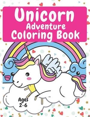 Unicorn Adventure Coloring Book