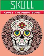 skull adult coloring book