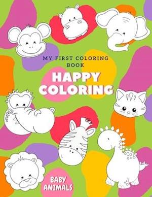 Baby animals My first Coloring Book