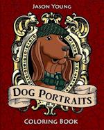 Dog Portraits Coloring Book