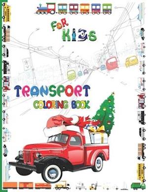 Transport Coloring Book For Kids