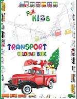 Transport Coloring Book For Kids