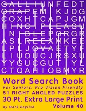 Word Search Book For Seniors