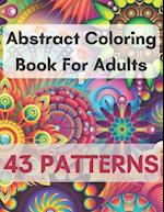Abstract Coloring Book For Adults 43 Patterns